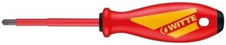 WITTE отвертка диэлектрическая 537612016 PZ1х80 мм, 1 шт. 