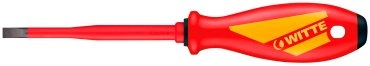 WITTE отвертка диэлектрическая 539032016 SL0.6х100 мм, 1 шт. 
