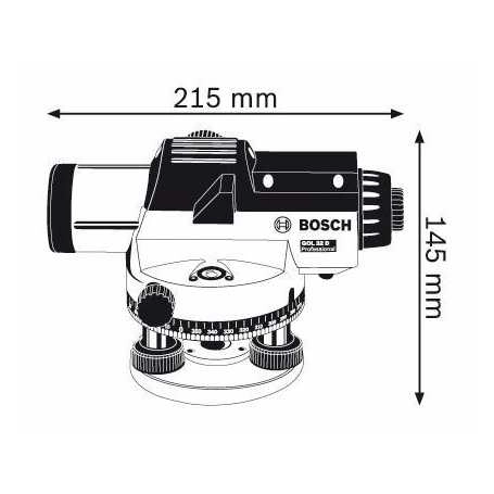 Оптический нивелир Bosch GOL 32 D Professional 0601068500 - фото 2