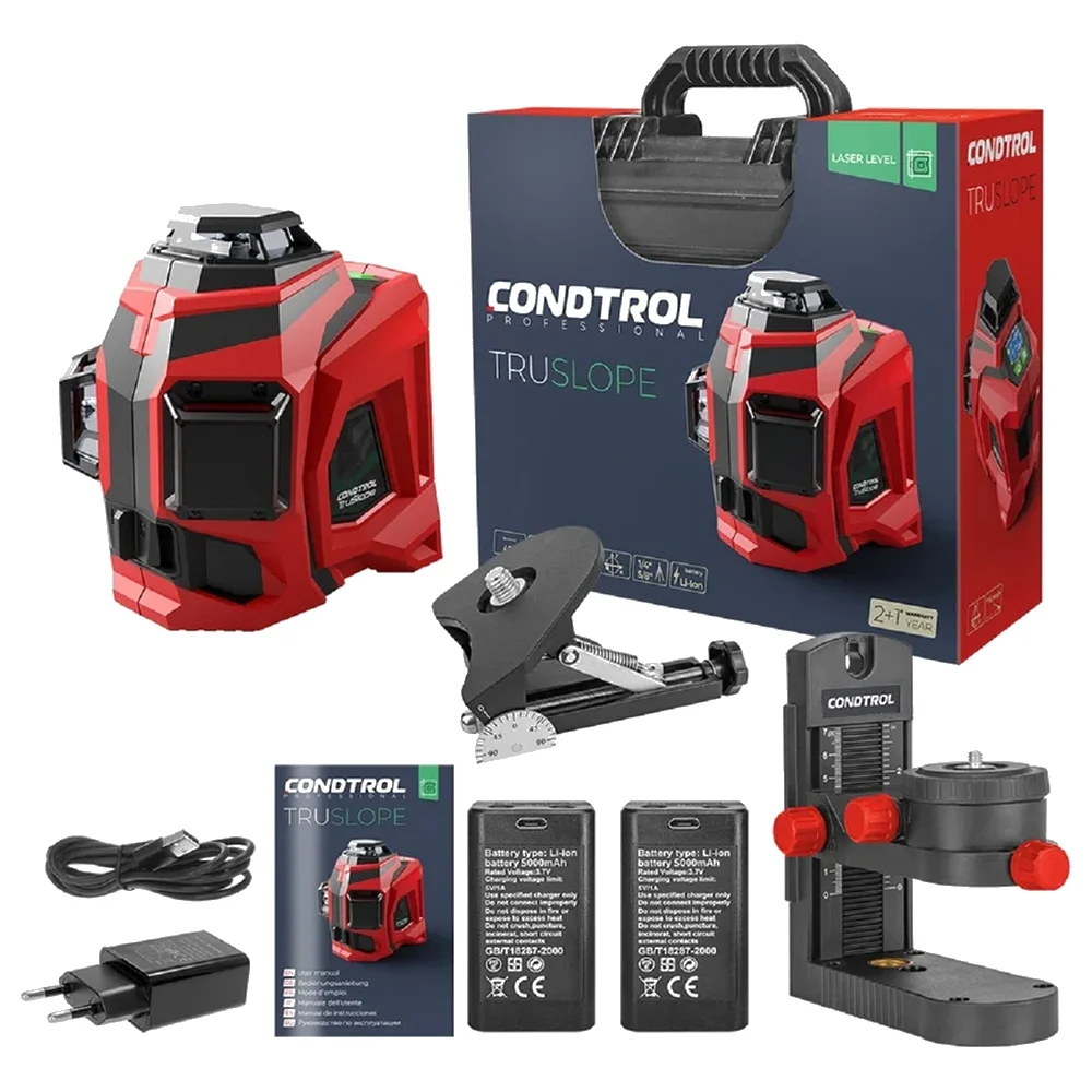 Лазерный нивелир CONDTROL XLiner TruSlope 1-2-424 - фото 4