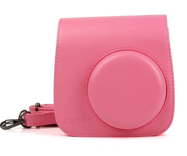 Кожанный чехол Fujifilm Instax mini 9 розовый фламинго (0821-1713D)