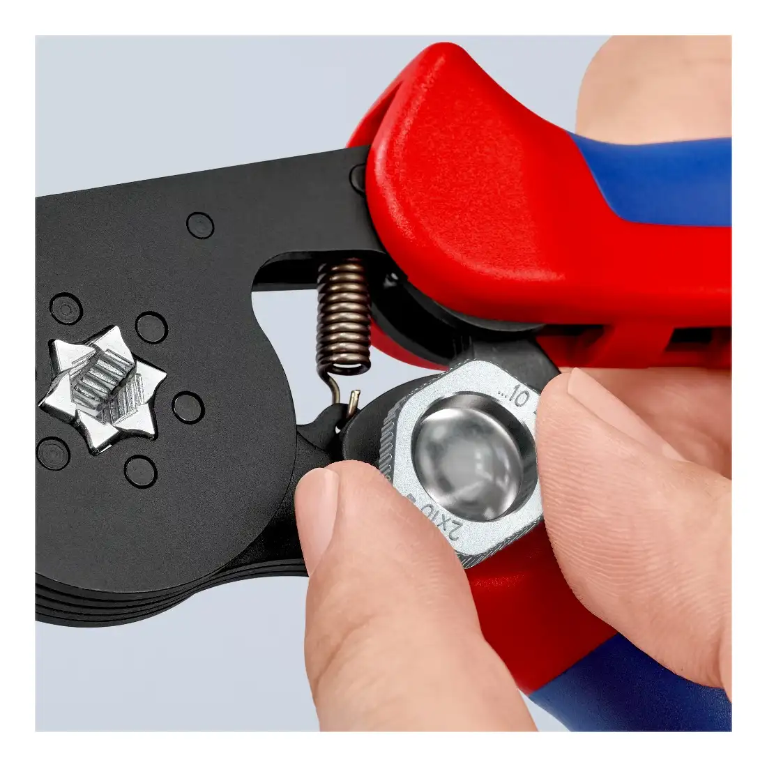 Кримпер для опрессовки контактных гильз до 16мм² KNIPEX 97 53 14  - фото 4