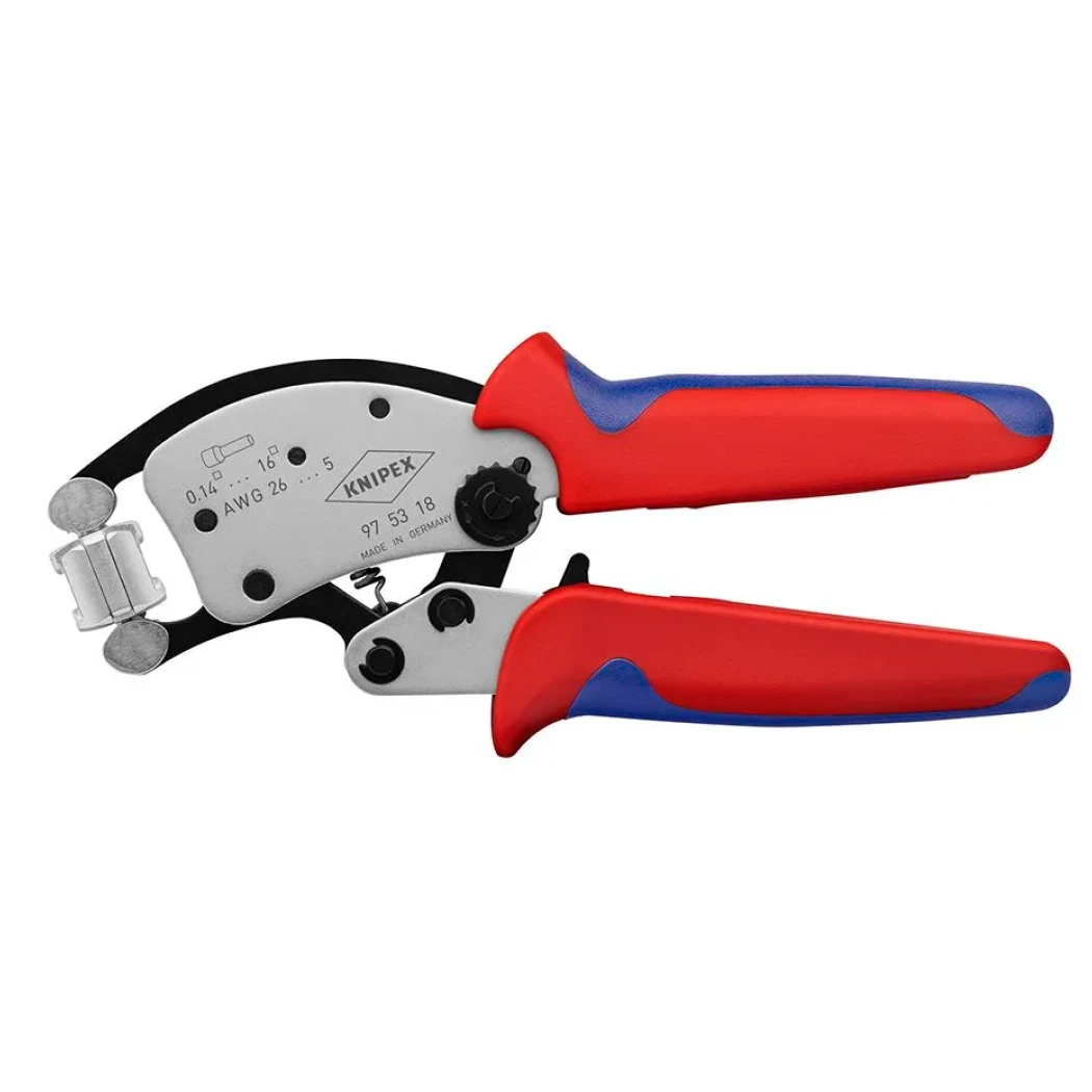 Кримпер для опрессовки контактных гильз KNIPEX Twistor16 0.14-16 мм² 97 53 18 SB 