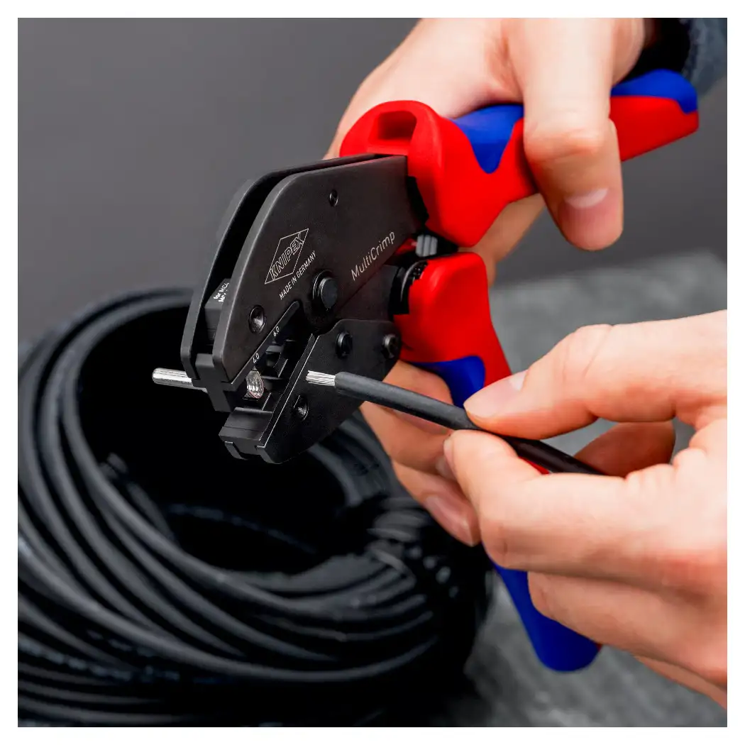 Кримпер KNIPEX MultiCrimp PV 3 матрицы для монтажа PV 97 33 03  - фото 3