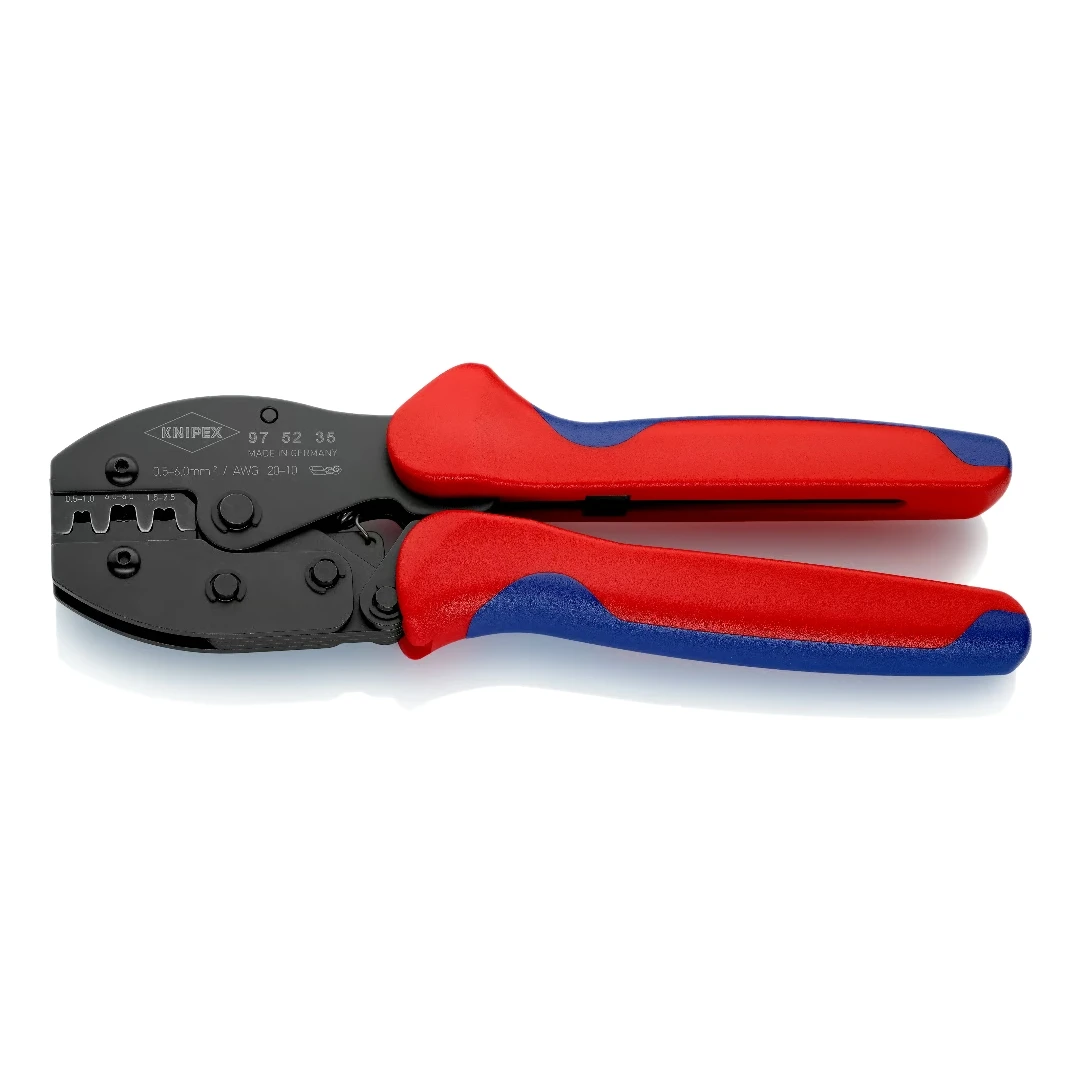 Кримпер для опрессовки неизолированных штекеров KNIPEX "PreciForce®" 0.5-6мм² 97 52 35 