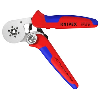 Пресс-клещи KNIPEX самонастраивающиеся для контактных гильз 180 мм 97 55 14  - фото 3