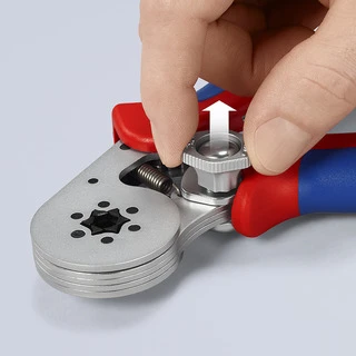 Пресс-клещи KNIPEX самонастраивающиеся для контактных гильз 180 мм 97 55 14  - фото 4
