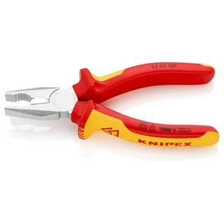 Плоскогубцы KNIPEX комбинированные диэлектрические 160 мм 03 06 160 - фото 2