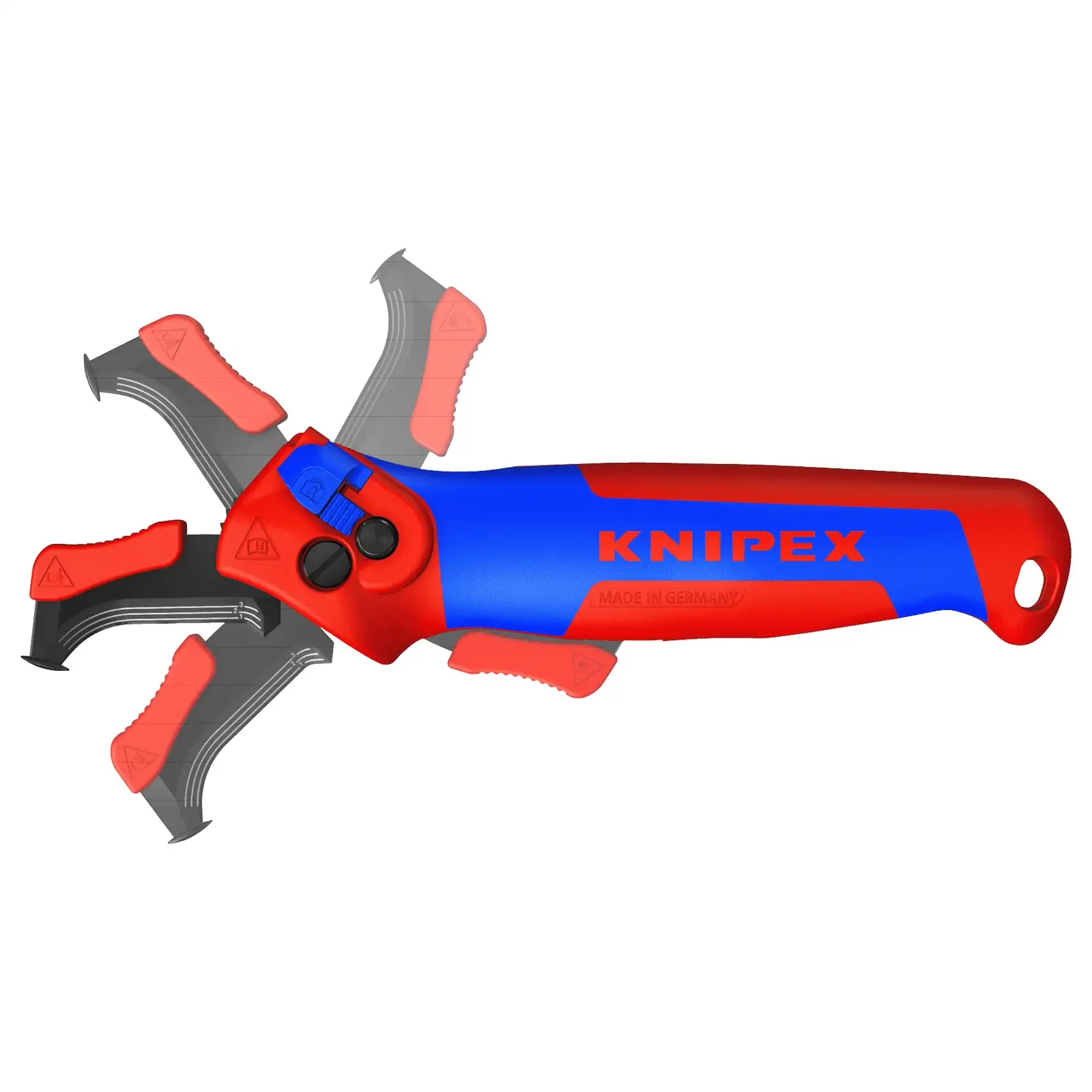 Нож для зачистки с пяткой и храповым механизмом KNIPEX 16 50 145 SB 