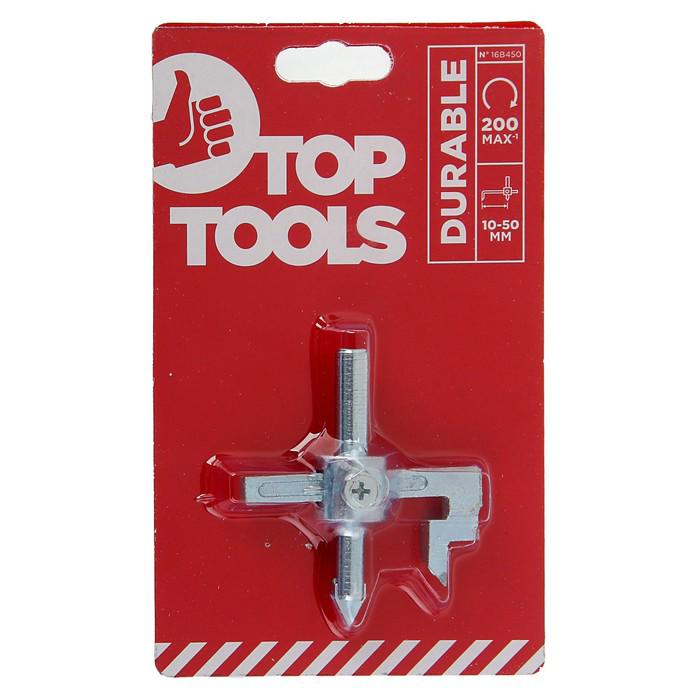 Сверло по кафелю Top Tools 16B450, регулируемое, d=10-50 мм 