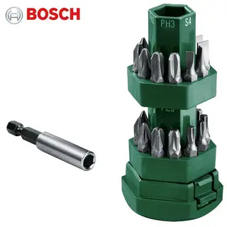 Биты для шуруповертов и торцовочные ключи Bosch Promoline Big-Bit (25 шт.)