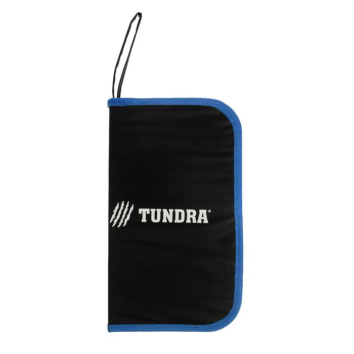 Набор инструментов TUNDRA comfort, слесарный, 11 предметов, кейс-папка 