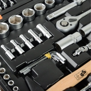 Набор инструментов Вихрь 1/2", 1/4" CrV 76 пр. - фото 4