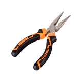 Длинногубцы прямые Вихрь 160 мм, никелированные, двухкомпонентная рукоятка - фото 2