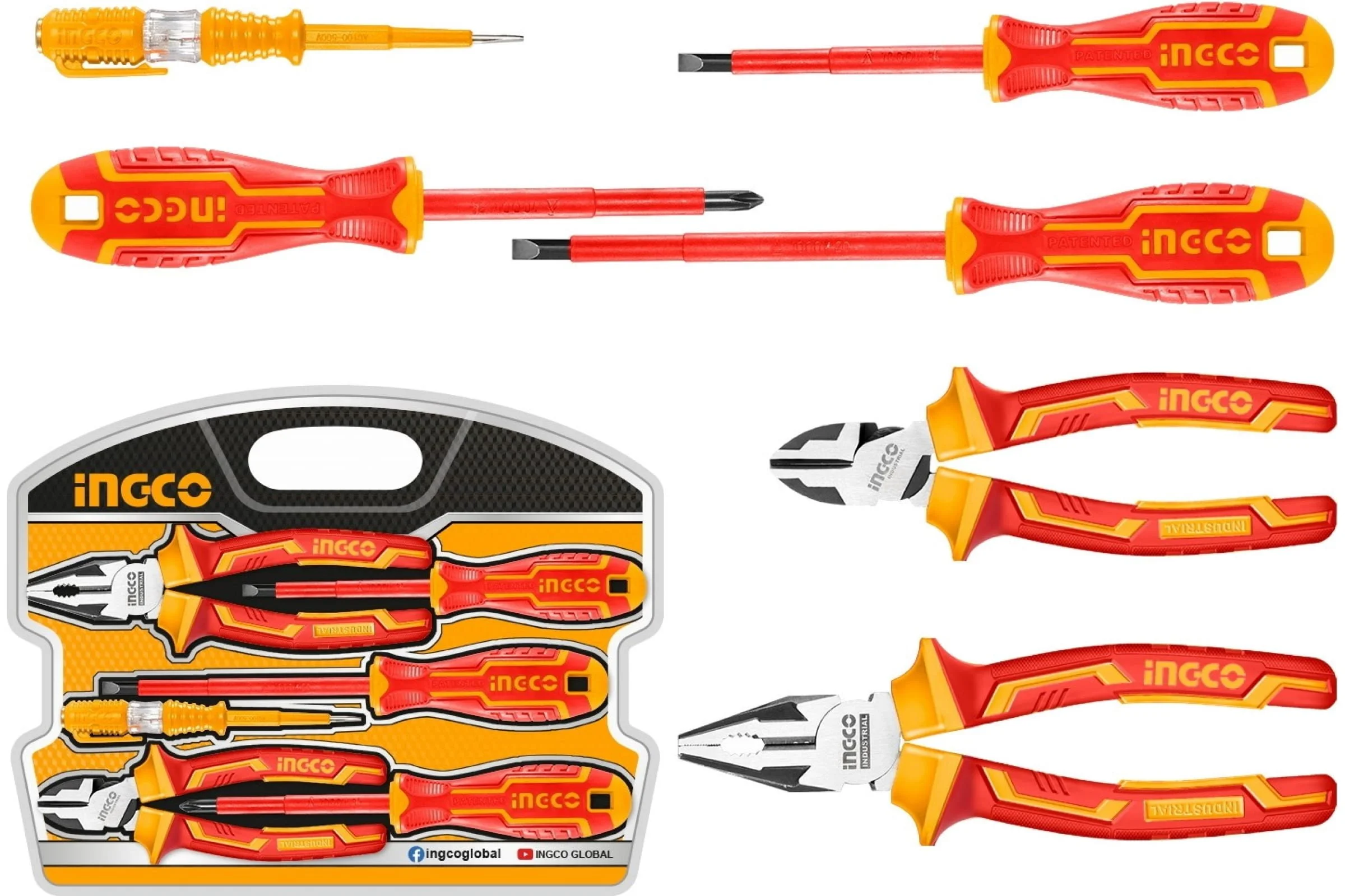 Набор инструментов Ingco Industrial HKIST3061 6 предметов 