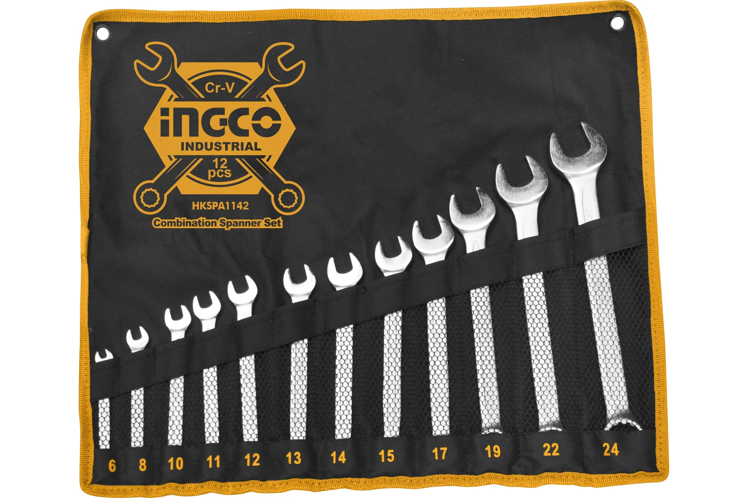 Набор комбинированных ключей INGCO HKSPA1142 12шт 