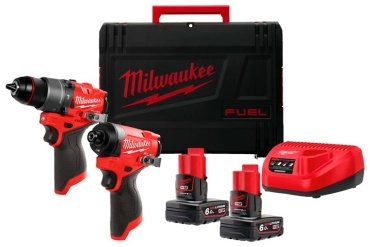 Набор электроинструментов Milwaukee M12 FPP2A2-602X 4933480588 2 в 1 