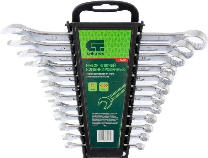 Набор инструментов Сибртех 15452 12 предметов 
