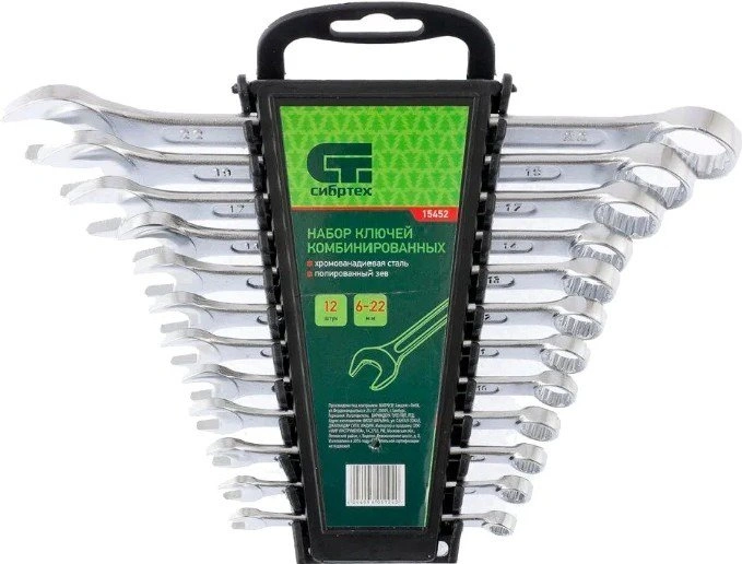 Набор инструментов Сибртех 15452 12 предметов 