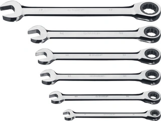 Набор трещоточных ключей Зубр 27074-H6-z01 8-17мм 