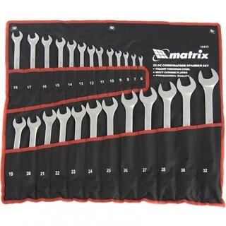 Набор ключей комбинированных Matrix 15413 25шт 