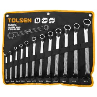 Набор ключей гаечных накидных TOLSEN 6-32мм 12шт. 15896 