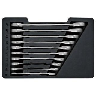 Набор гаечных ключей с трещоткой Bosch 10шт. 1600A02AU0  - фото 3