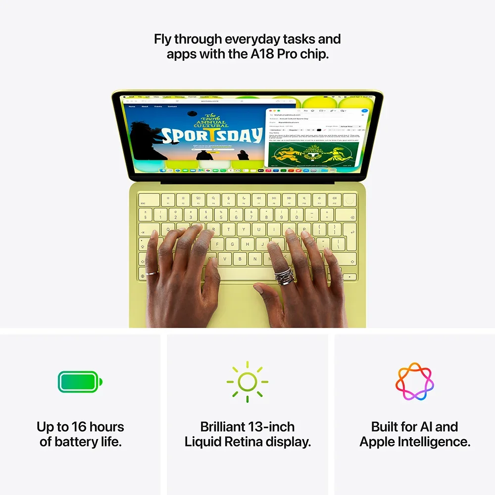 Ноутбук Apple MacBook Neo 13 Apple A18 Pro / 13" / 8GB/ SSD 256GB / MacOS / Z1TU00020 - фото 9