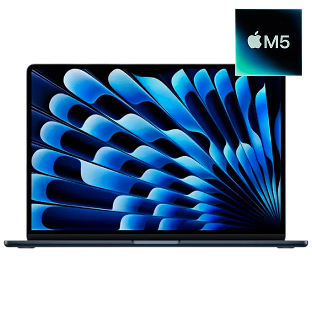 Ноутбук Apple MacBook Air M5 / 15.6 / 16GB / SSD 512GB / MacOS / Midnight / Z1LW001ZH