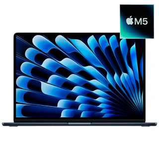 Ноутбук Apple MacBook Air M5 / 15.6 / 16GB / SSD 512GB / MacOS / Midnight / Z1LW001ZH
