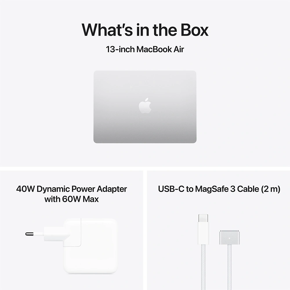 Apple ноутбук MacBook Air / 15.3" / 16GB / SSD 512GB / MacOS / Silver / Z1LQ001Q9 - фото 10