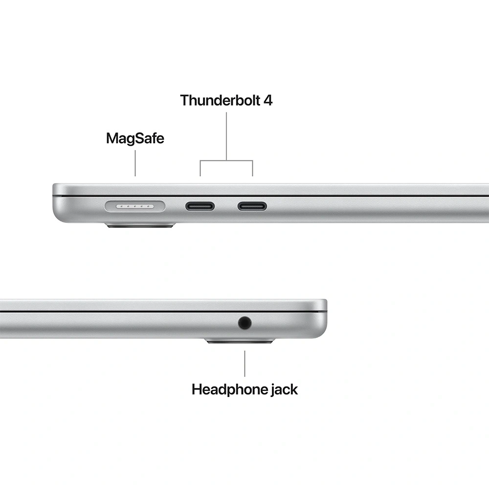Apple ноутбук MacBook Air / 15.3" / 16GB / SSD 512GB / MacOS / Silver / Z1LQ001Q9 - фото 7
