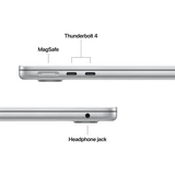 Apple ноутбук MacBook Air / 15.3" / 16GB / SSD 512GB / MacOS / Silver / Z1LQ001Q9 - фото 7