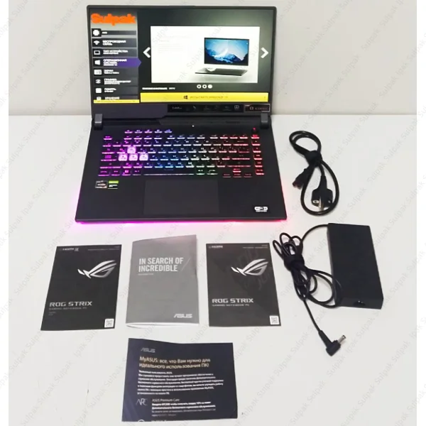 Ноутбук Asus ROG STRIX G15 Ryzen 7 4800H 8GB / SSD 512GB / GeForce GTX 1650 4GB / DOS / 90NR07P2-M00160 - фото 4