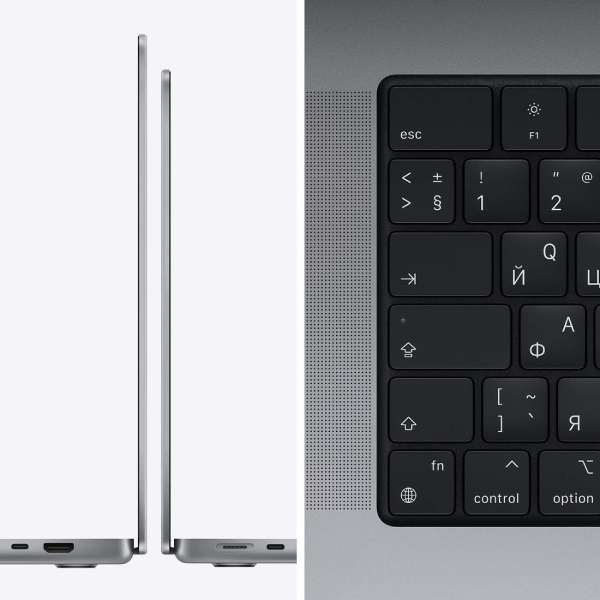 Ноутбук Apple MacBook Pro 16″ M1 Pro/16GB/1TB SSD Space Grey (MK193)