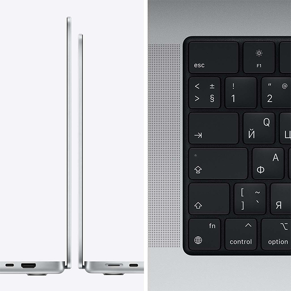 Apple ноутбугі MacBook Pro 14″ M1 Pro/16GB/512GB SSD Silver (MKGR3RU/A)