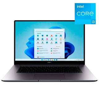Ноутбук HUAWEI MateBook D15 Corei3 1115G4 8GB / SSD 256GB / Xe Graphics / Win11 / BohrD-WDI9A