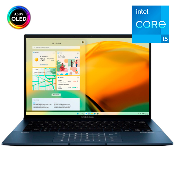 Ноутбук Asus ZenBook 14 OLED Corei5 1240P 8GB / SSD 512GB / Integrated / Win11 / 90NB0WC1-M00NP0