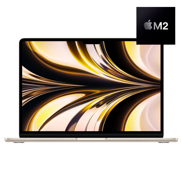 Ноутбук Apple MacBook Air 2022 M2 / 13,6" / 8GB / SSD 256GB / MacOS / Starlight / MLY13