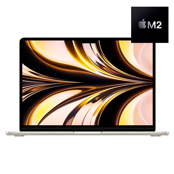 Ноутбук Apple MacBook Air 2022 M2 / 13,6" / 8GB / SSD 512GB / MacOS / Starlight / MLY23