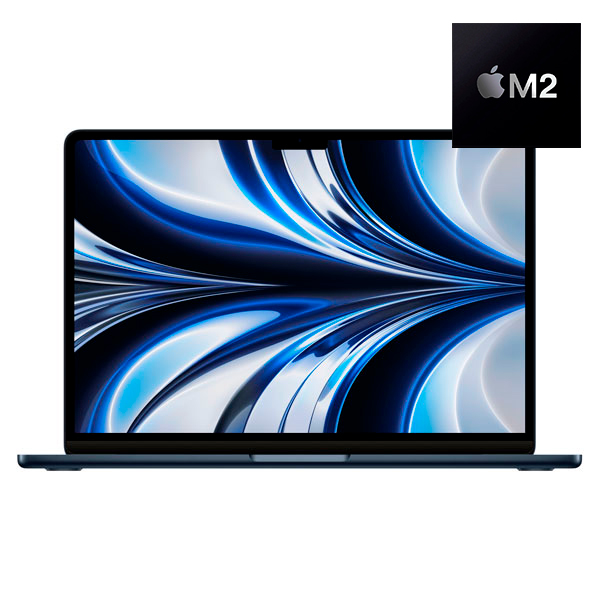 Ноутбук Apple MacBook Air 2022 M2 / 13,6" / 8GB / SSD 256GB / MacOS / Midnight / MLY33