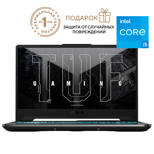 ASUS ноутбугі TUF Gaming F15 Corei5 11400H 8GB / SSD 512GB / GeForce RTX 3050 4GB / DOS / 90NR0724-M01890