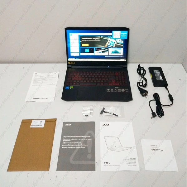 Ноутбук Acer Nitro 5 Corei5 11400H 16GB / SSD 512GB / GeForce RTX 3050 4GB / DOS / NH.QELER.00C - фото 9