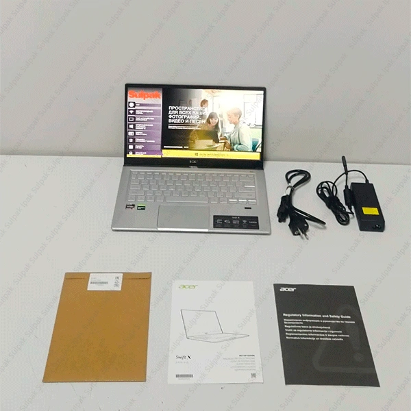 Ноутбук Acer Swift X Ryzen 5 5500U 8GB / SSD 512GB / GeForce GTX 1650 4GB / Win11 / NX.AU1ER.006 - фото 9