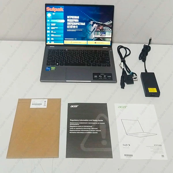 Ноутбук Acer Swift X Corei5 1240P 16GB / SSD 512GB / GeForce RTX 3050 4GB / Win11 / NX.K6KER.005 - фото 2
