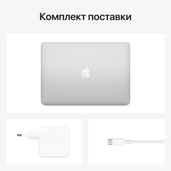 Ноутбук Apple MacBook Air 13" M1 16GB/512GB SSD Silver (M1165SUX) - фото 7
