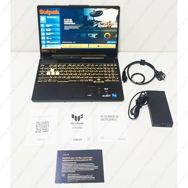 Ноутбук Asus TUF Gaming F15 FX506HC-HN004 Corei5 11400H 16 GB / SSD 512 GB / GeForce RTX 3050 4GB / DOS / 90NR0724-M00LS0 - фото 12