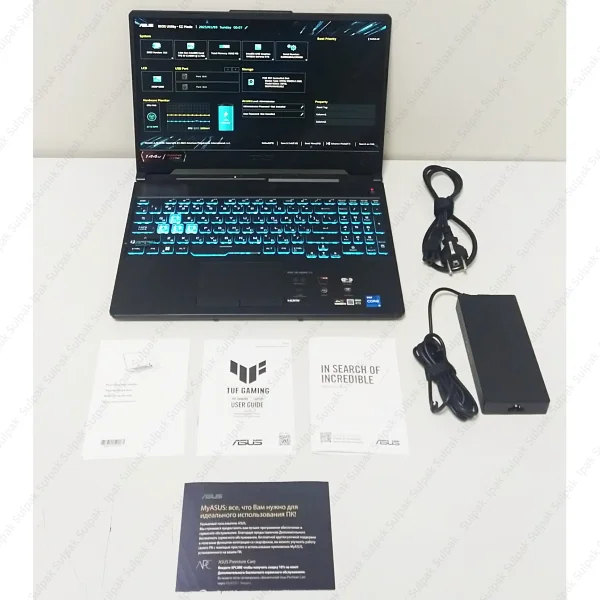 Ноутбук Asus TUF Gaming F15 FX506HC-HN373 Corei5 11400H 8 GB / SSD 512 GB / GeForce RTX 3050 4GB / DOS / 90NR0724-M00V30 - фото 12