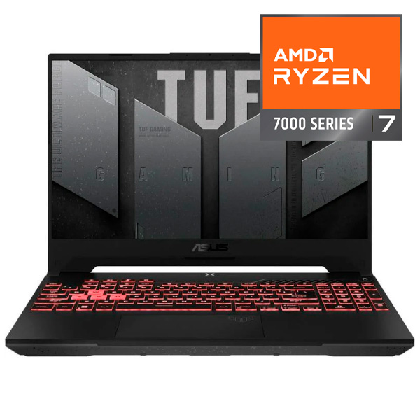 Ноутбук ASUS TUF Gaming A17 Ryzen 7 7735 16 GB / SSD 1TB / GeForce RTX 4050 6GB / DOS / FA707NU-HX037
