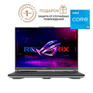 Ноутбук Asus ROG Strix G16 Corei5 13450HX 16GB / SSD 512GB / GeForce RTX 4050 6GB / DOS / 90NR0CC1-M00DR0